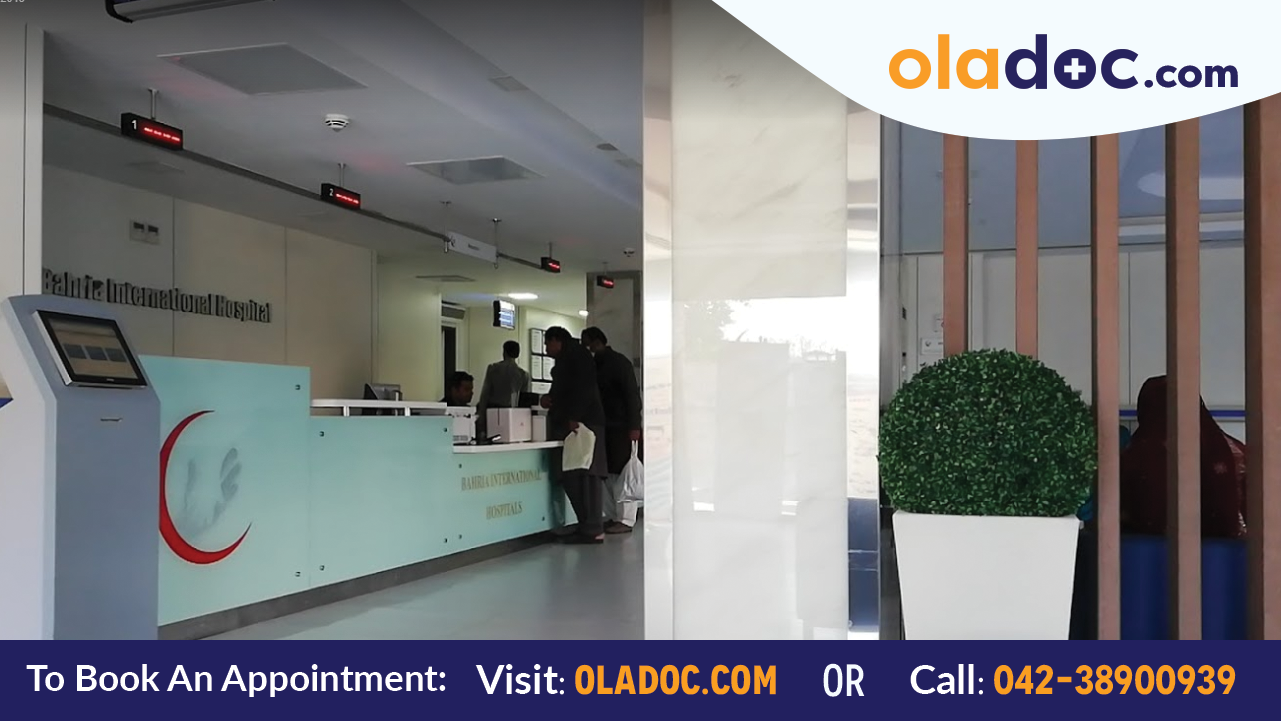 Reception at bahria international hospital